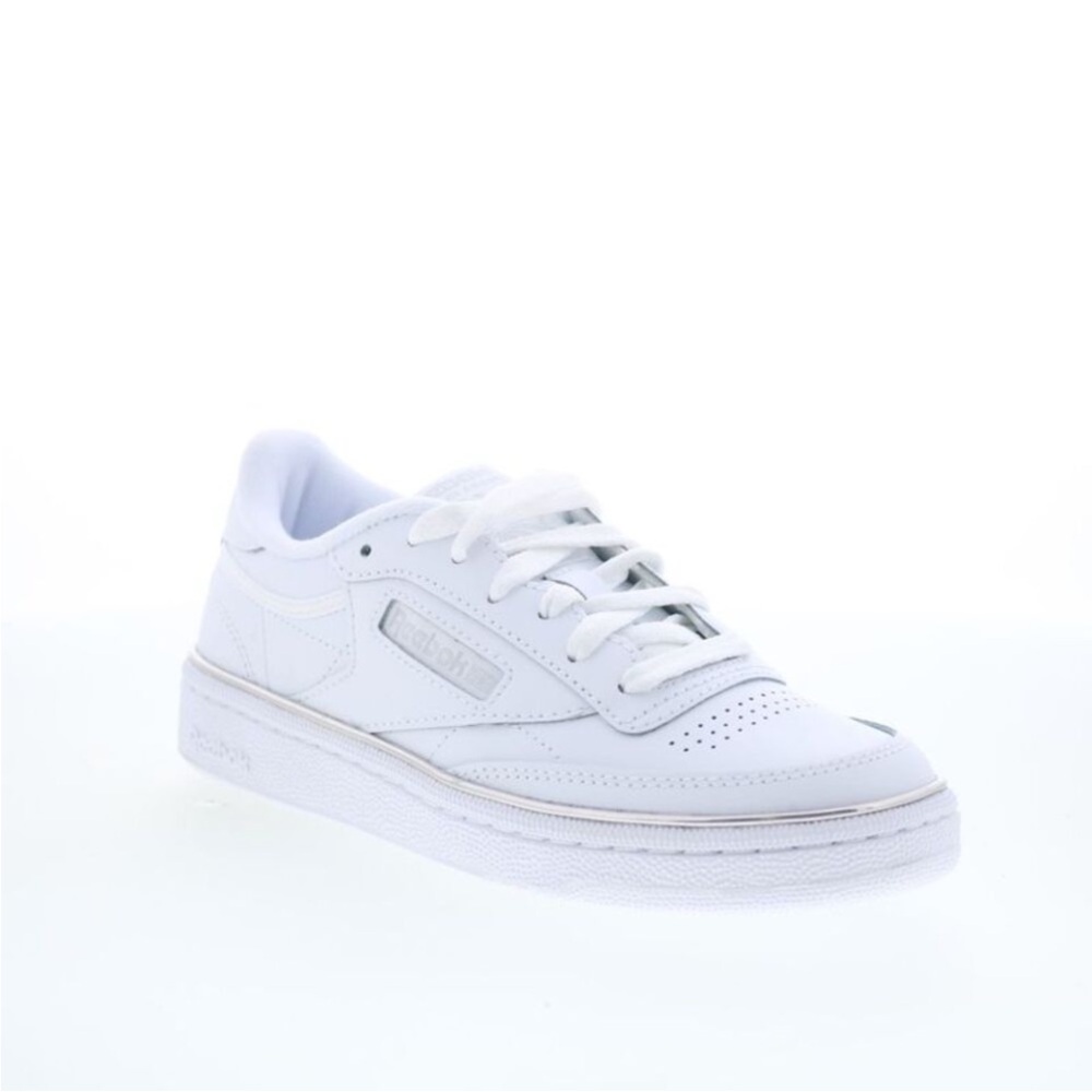 Reebok Club C 85 'White Metallic Band' Sneakers NWOT